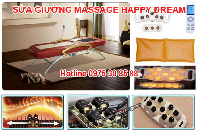 sua giuong massage happy dream
