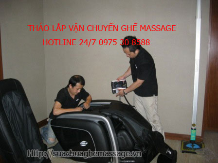 tháo lắp vận chuyển ghế massage