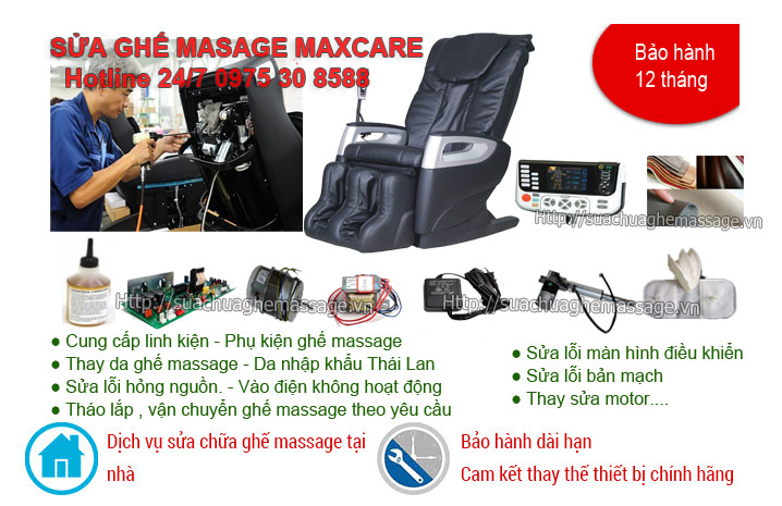 sửa ghế massage maxcare